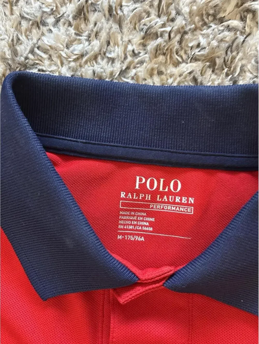 Polo Ralph Lauren Mens Nautical Crest Performance Stretch Polo Shirt Size Medium
